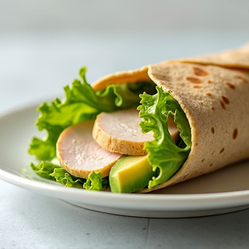 Creamy Turkey Avocado Wrap