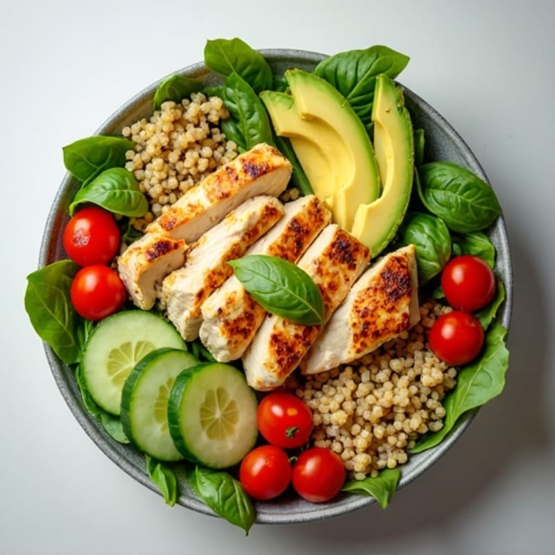 Crisp Avocado Salad Bowl