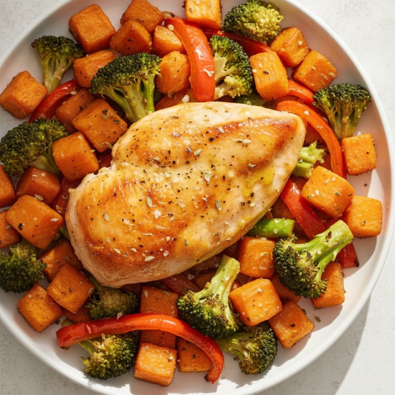 Lemon Herb Roasted Chicken and Vegetables