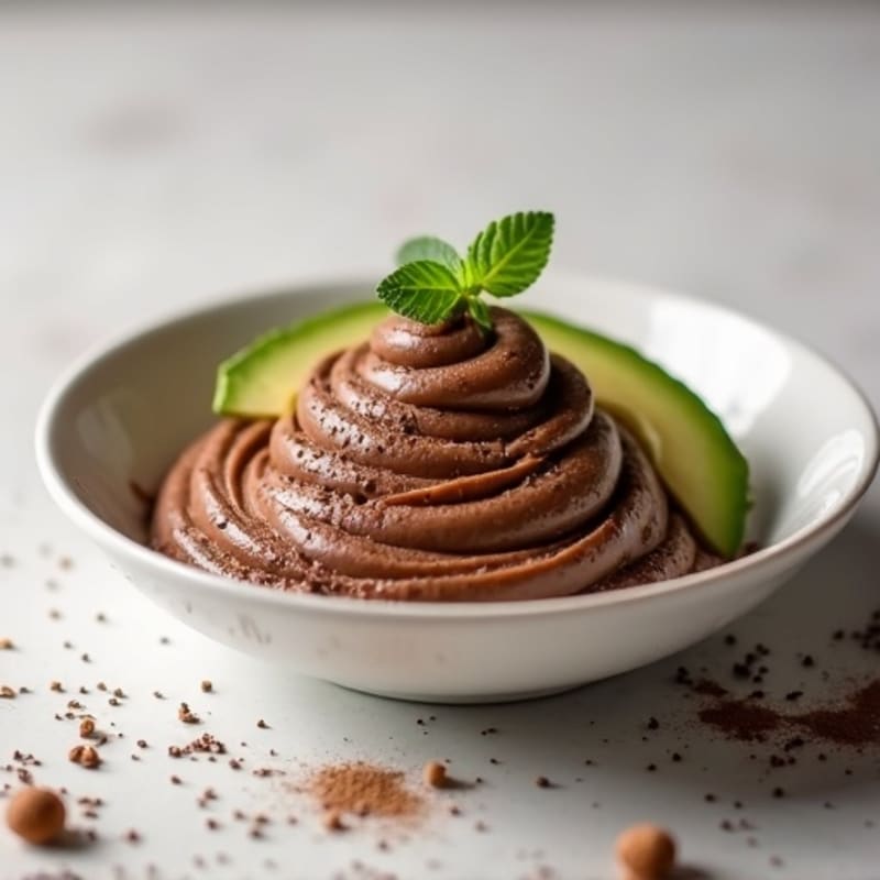 Creamy Chocolate Protein Pudding with Chia Seeds