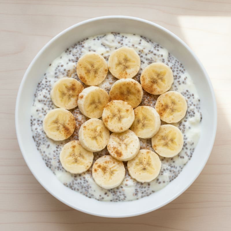 Banana Chia Seed Pudding Delight