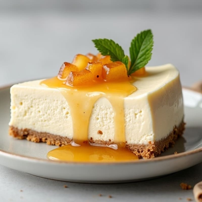 Silky Greek Yogurt Protein Cheesecake