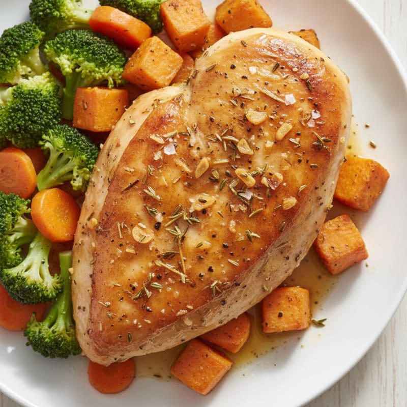 Garlic Herb Roasted Chicken