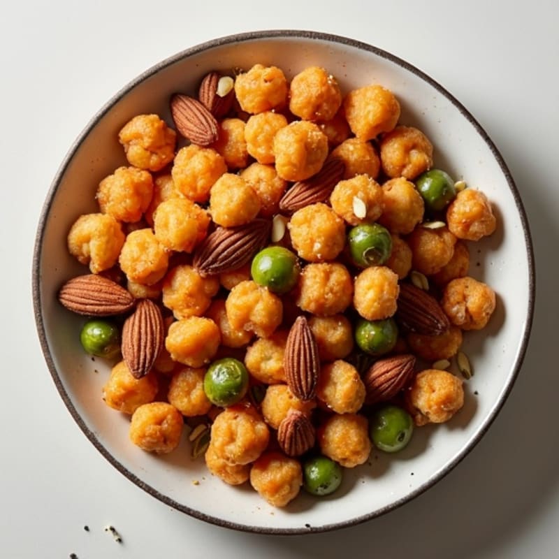 Crispy Air-Fried Chickpea Trail Mix