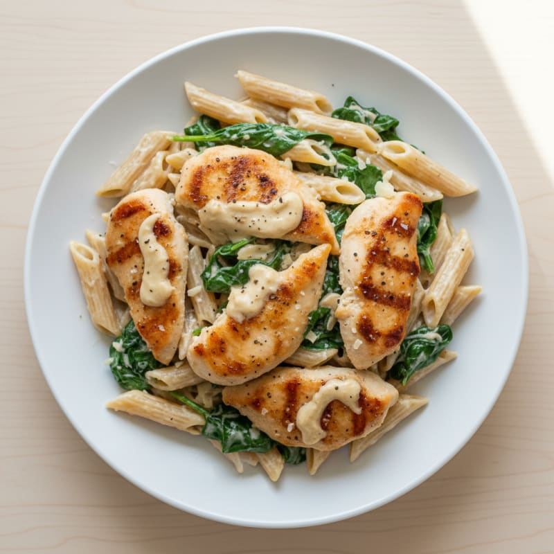 Creamy Garlic Parmesan Chicken Pasta