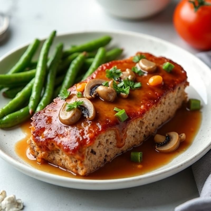 Lean Meatloaf with Savory Gravy