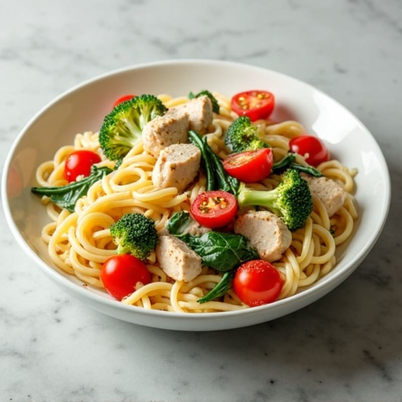 Creamy Chicken and Vegetable Pasta