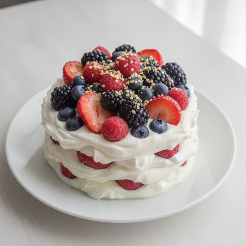 Creamy Greek Yogurt Protein Parfait with Berries