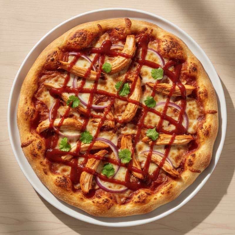 High-Protein BBQ Chicken Pizza