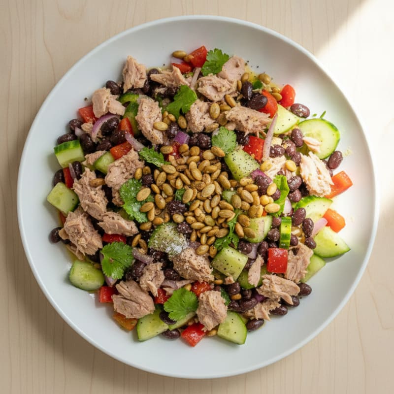 Zesty Tuna and Black Bean Salad