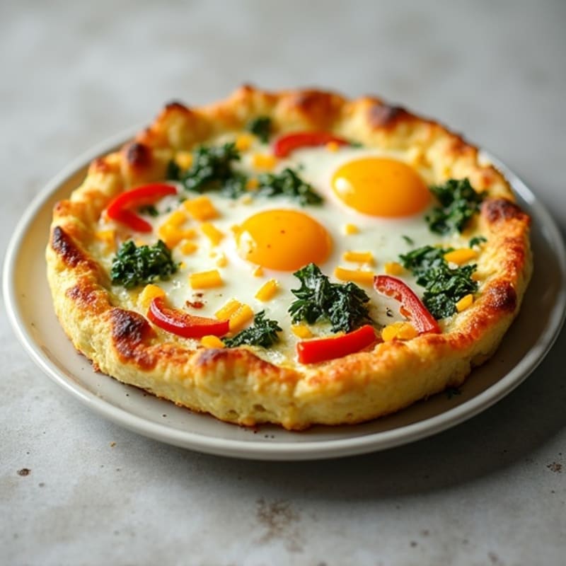 Fluffy Baked Egg and Vegetable Frittata