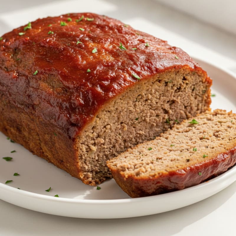 Classic Homestyle Meatloaf with Tomato Glaze