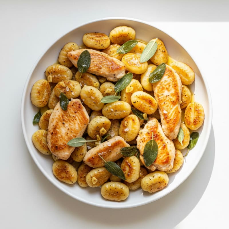 Gnocchi with Sage Butter Sauce