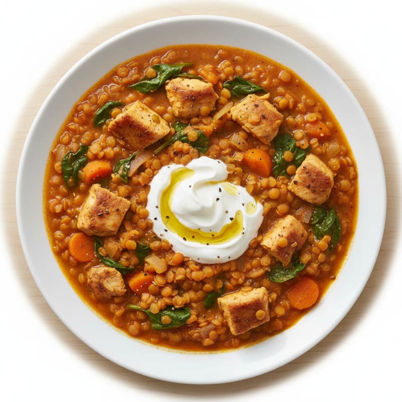 Creamy Spiced Lentil and Vegetable Stew