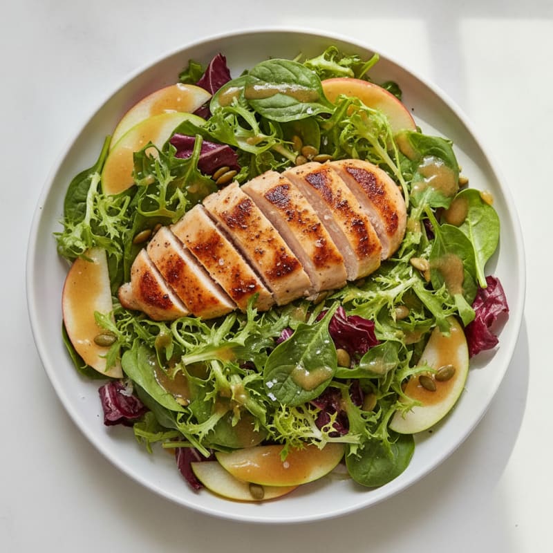 Harvest Greens with Apple Vinaigrette