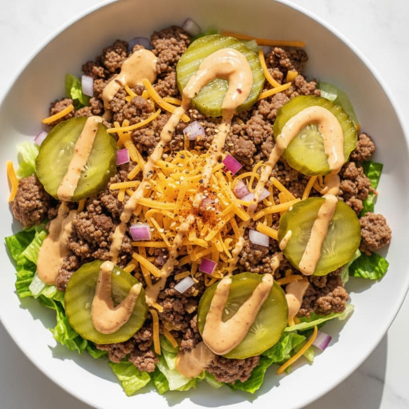 Big Mac Protein Bowl