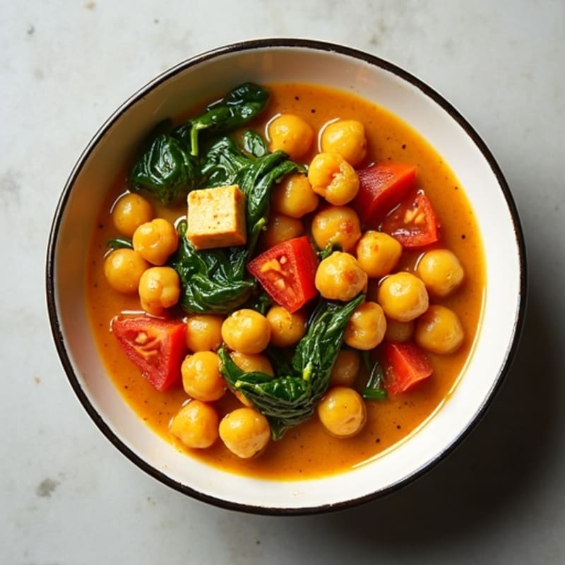Hearty Coconut Curry Chickpea Stew