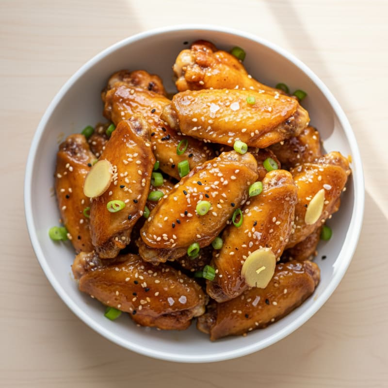 Honey-Garlic Glazed Chicken Wings