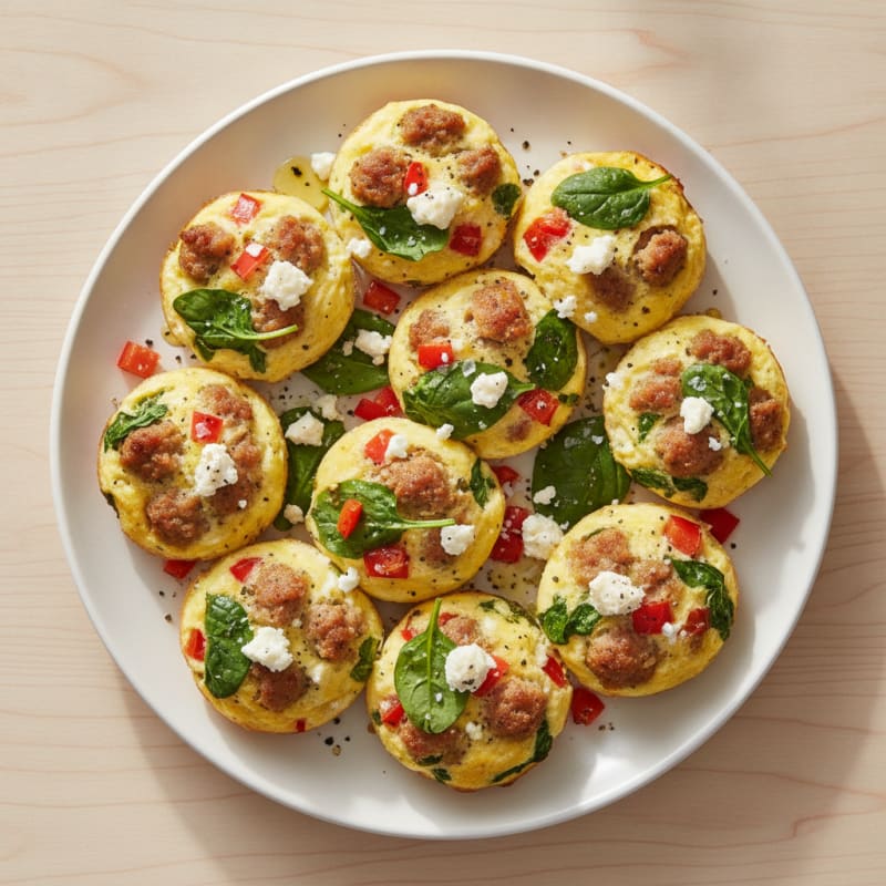 Sausage and Egg White Bites