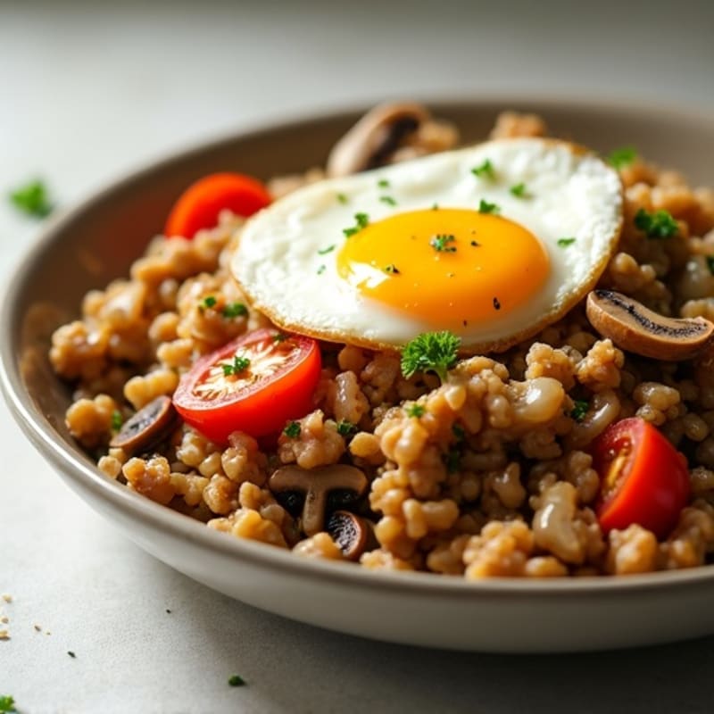 Lean Turkey and Mushroom Skillet Mince