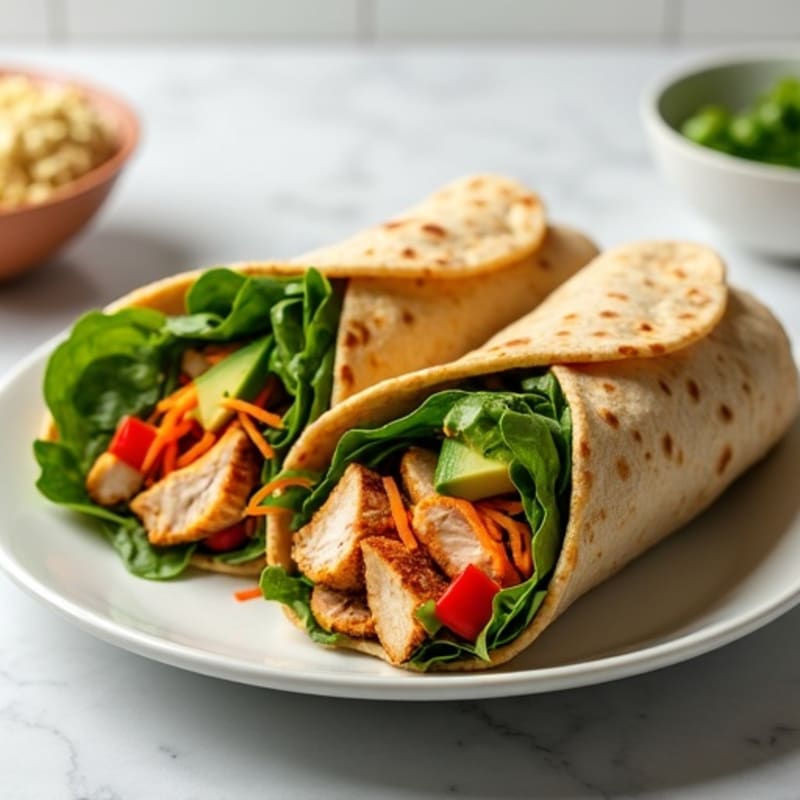 Fresh Crispy Veggie Wrap