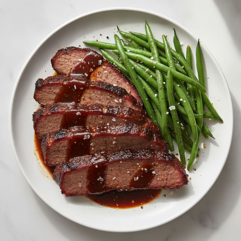 Slow-Smoked Texas Brisket with BBQ Glaze