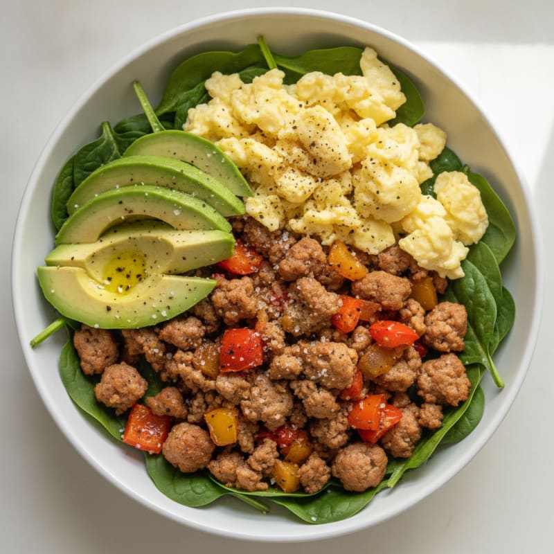Savory Sausage and Egg Breakfast Bowl