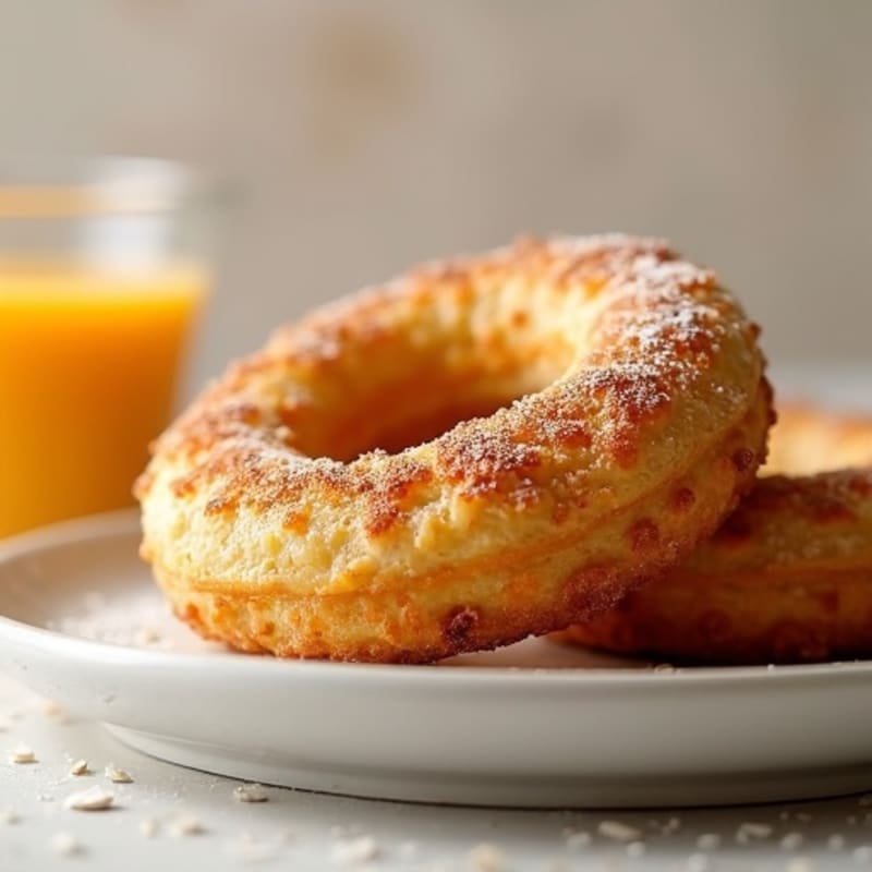 Protein-Packed Baked Maple Cinnamon Breakfast Rings