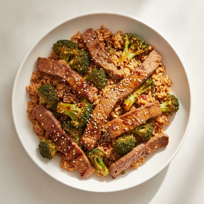 Sesame Beef & Broccoli Stir-Fry