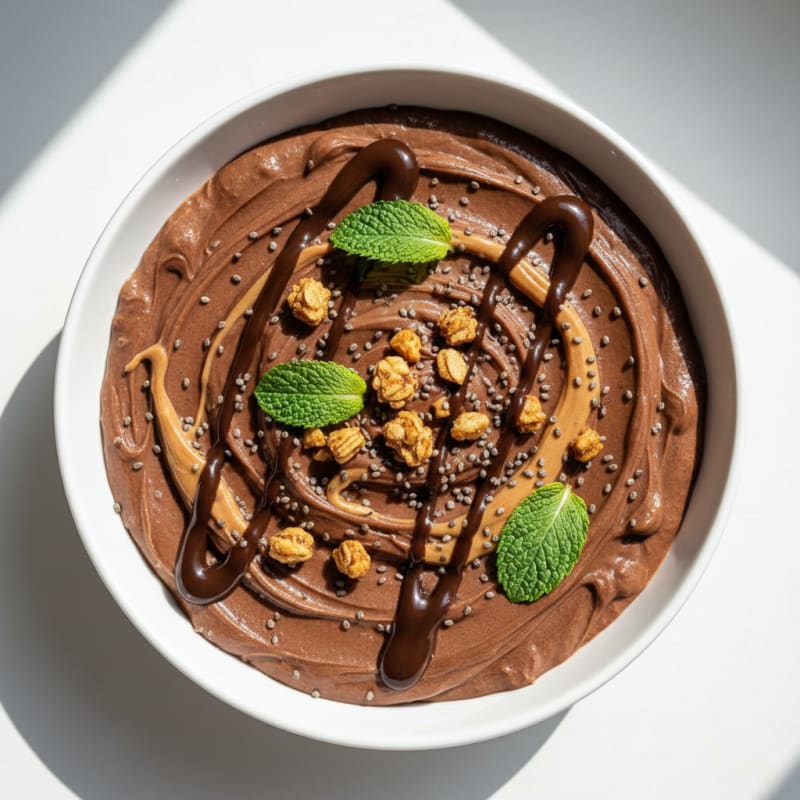 Silky Chocolate Protein Pudding