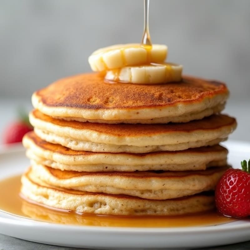 Fluffy Egg-Free Oat Flour Pancakes