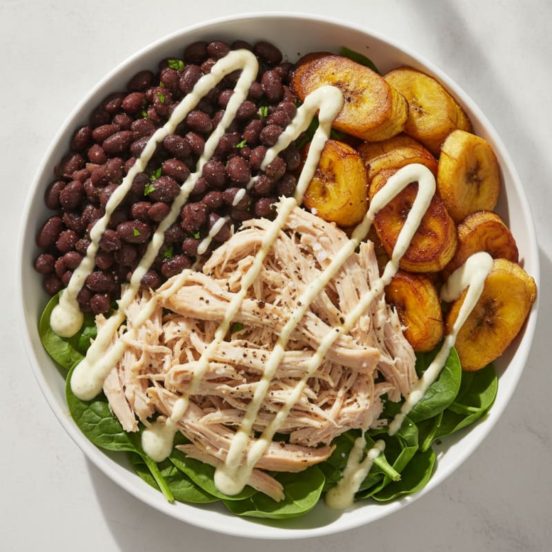 Roasted Plantain & Black Bean Bowl