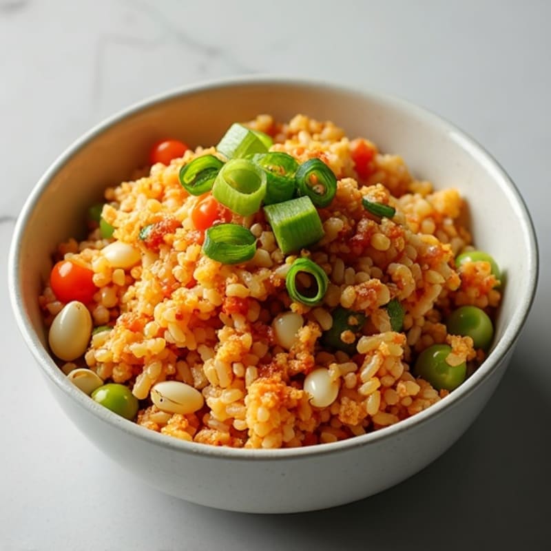 Crispy Cauliflower Kimchi Fried Rice