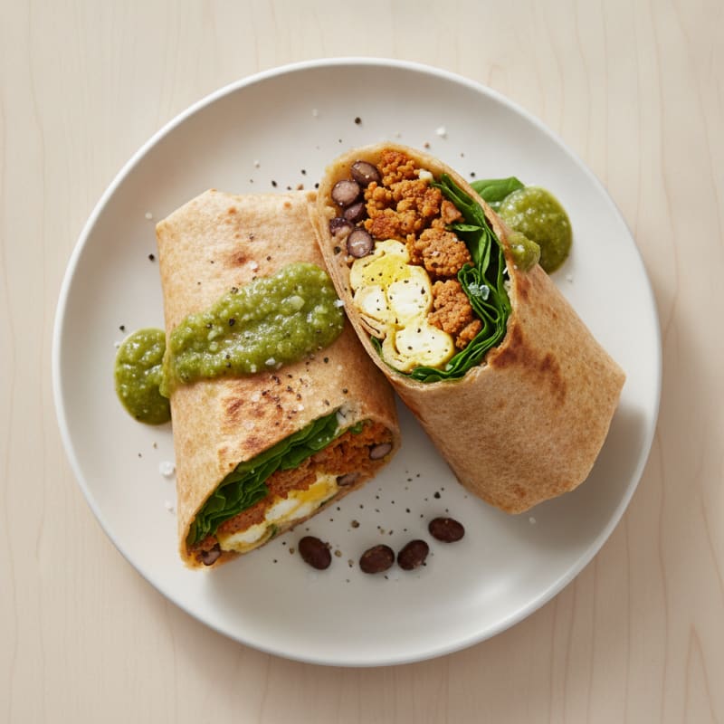 Hearty Breakfast Burrito with Chorizo