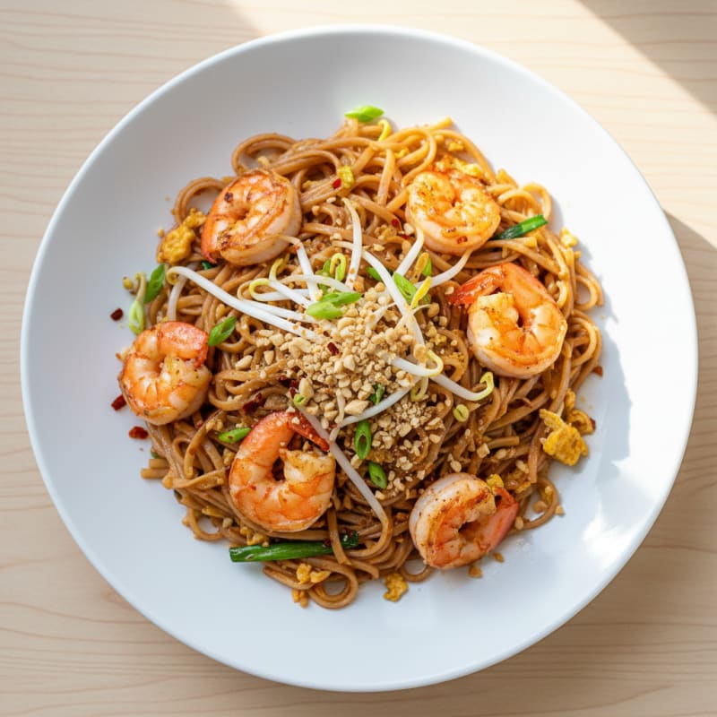 Shrimp Pad Thai Noodles