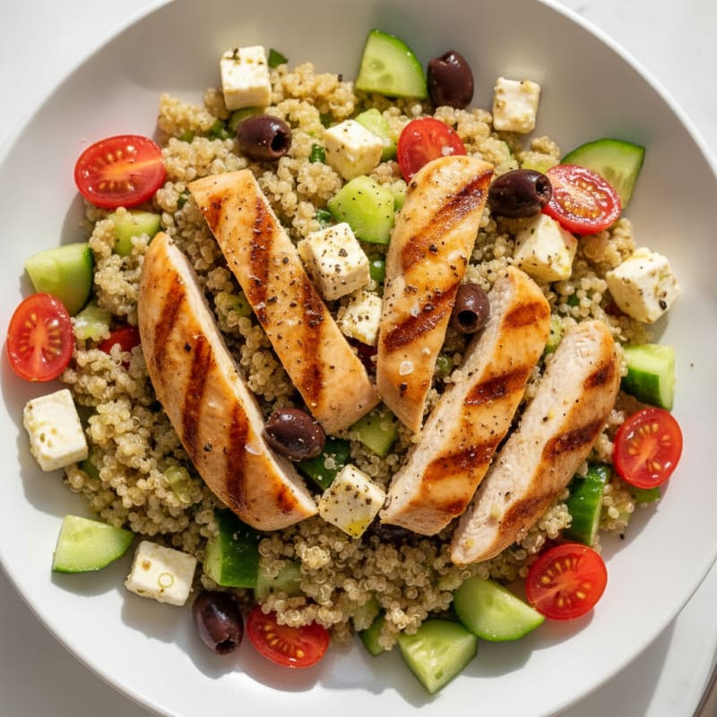 Mediterranean Chicken and Quinoa Salad