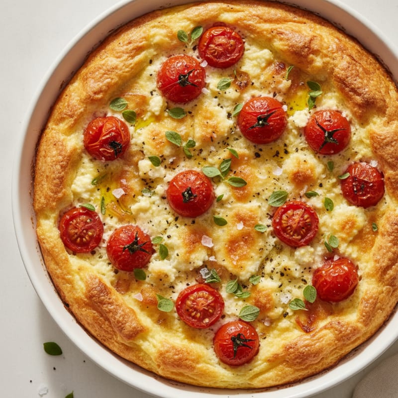 Baked Eggs with Roasted Tomatoes