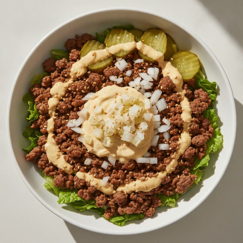 Big Mac Protein Bowl
