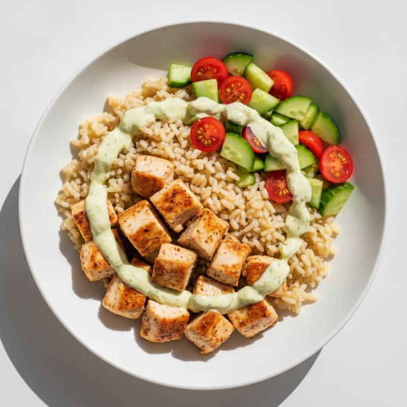 Savory Chicken and Rice Bowl