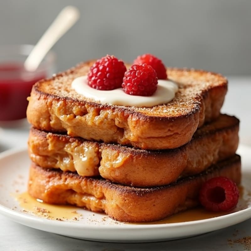 Crispy Almond-Crusted PB&J French Toast