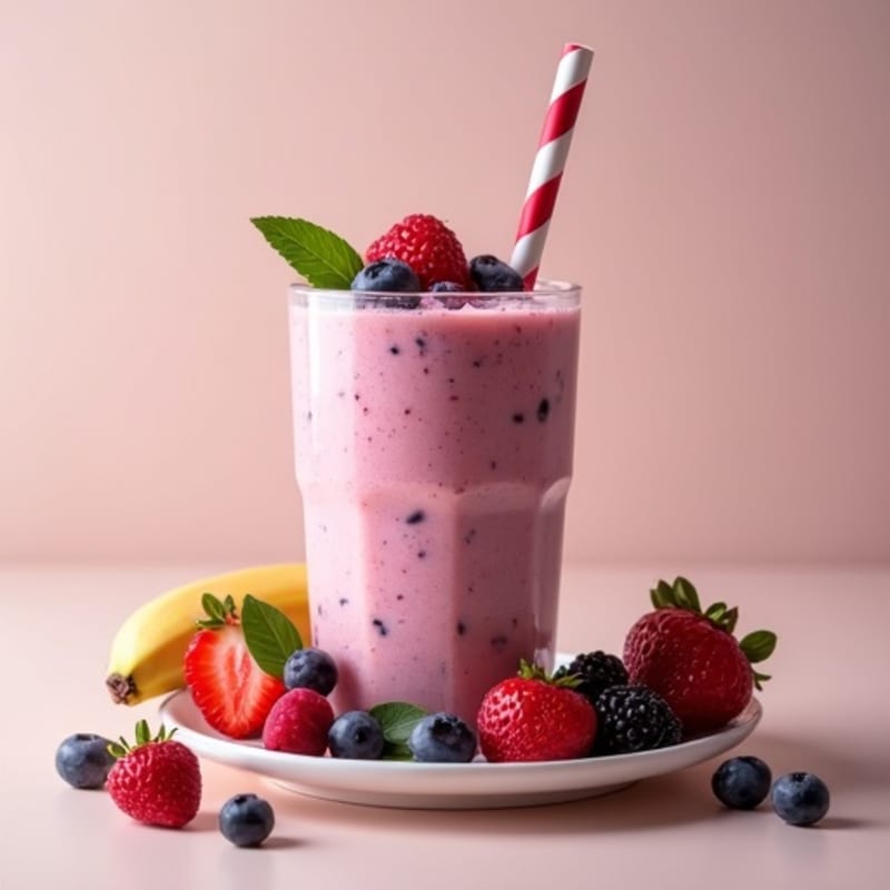 Creamy Berry Protein Smoothie