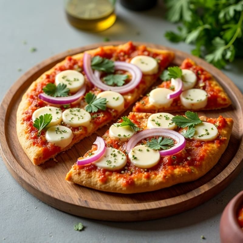 Crispy High-Protein BBQ Chicken Pizza