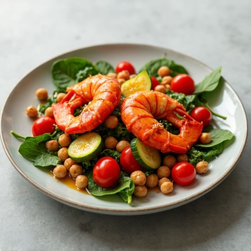 Lean Crawfish and Hearty Vegetable Skillet