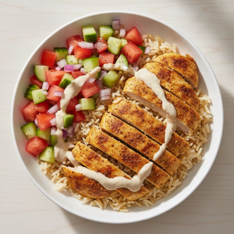 Chicken Shawarma Rice Bowl