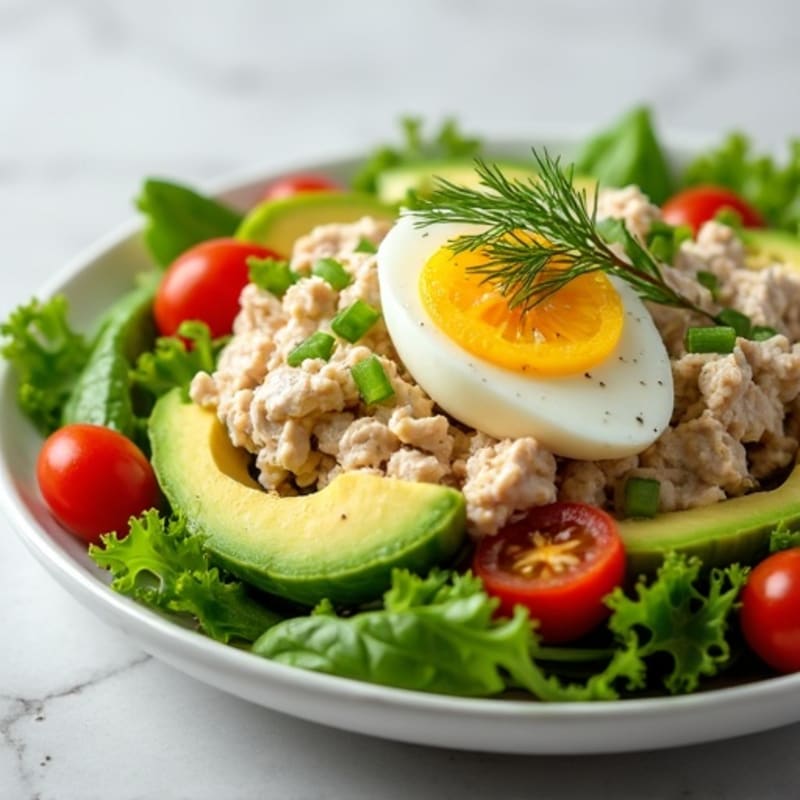 Lemon-Dill Tuna Salad with Fresh Herbs