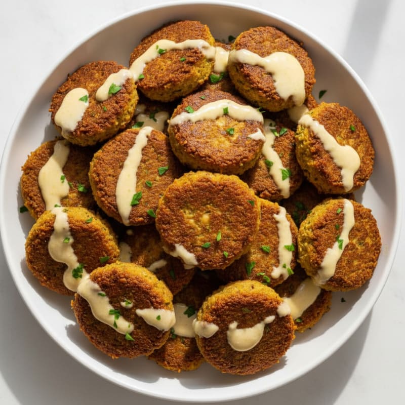 Crispy Falafel with Tahini