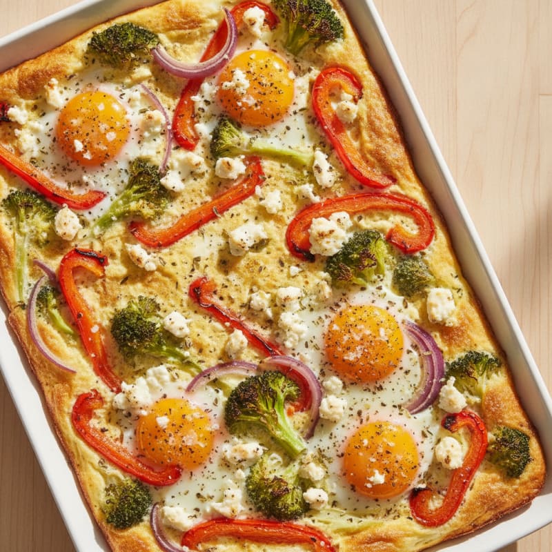 Sheet Pan Eggs with Roasted Vegetables