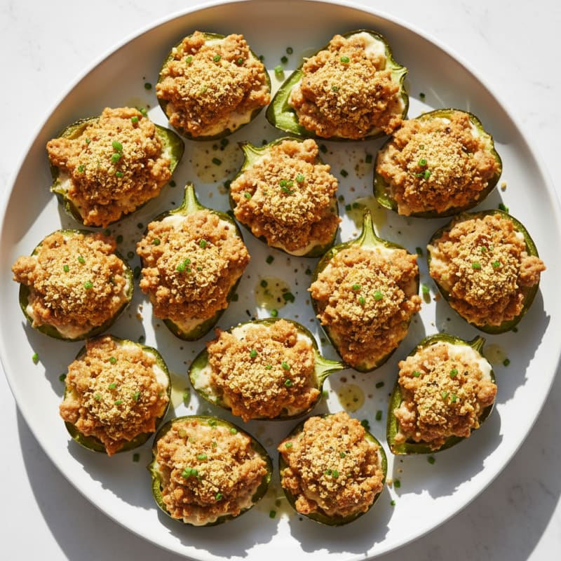 Crispy Jalapeño Poppers with Creamy Filling