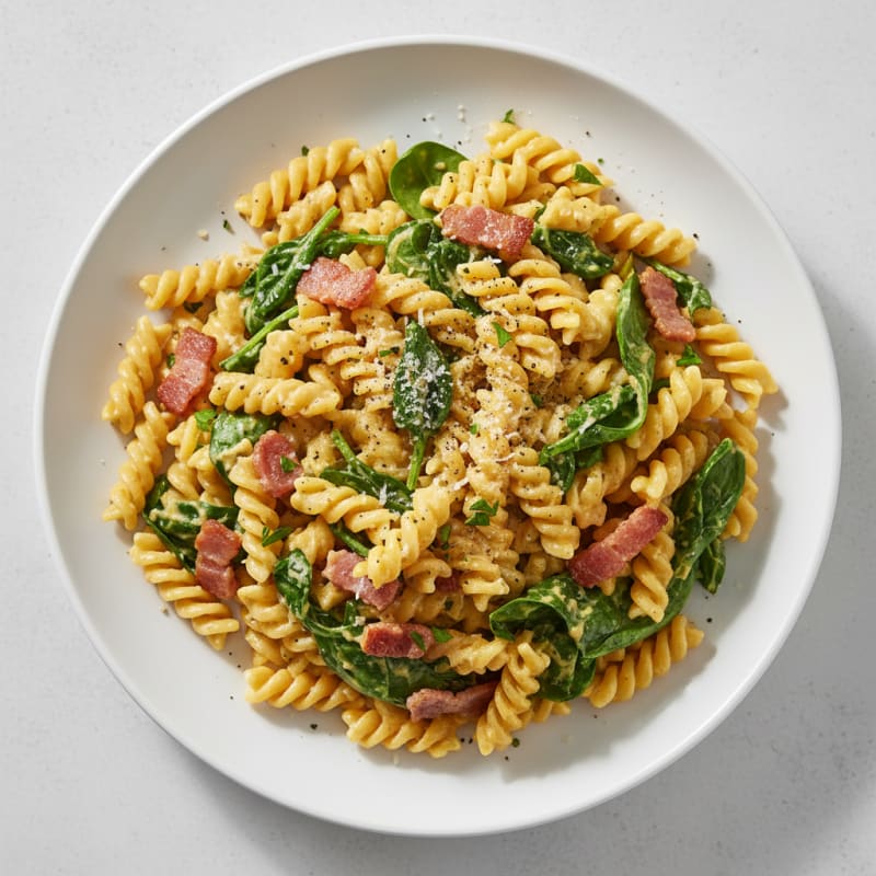 Creamy Pancetta Carbonara with Silky Egg Sauce