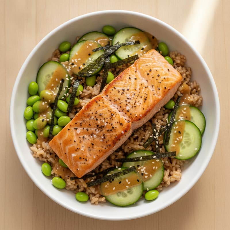 Salmon Sushi Rice Bowl